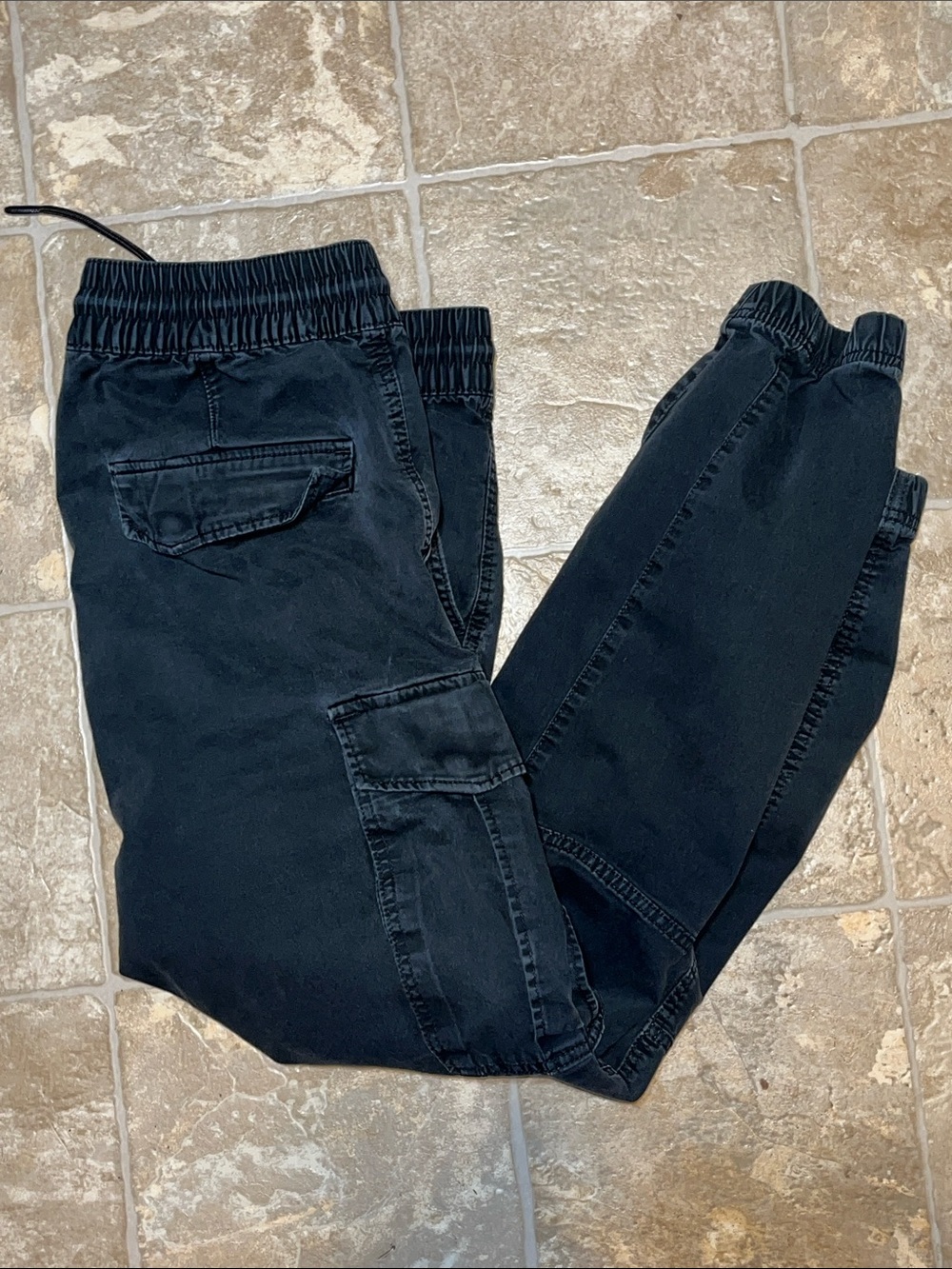 H&M Black Cargo Slim Fit Jeans